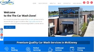 The Car Wash Zone Website